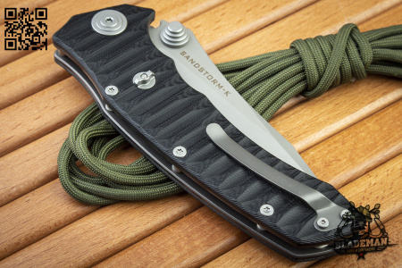 Нож Maxace Sandstorm-K, Bohler K110, G10 Black Нож Maxace Sandstorm-K, Bohler K110, G10 Black - купить в интернет-магазине Blademan