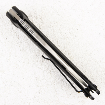 Нож Brous Blades Bionic Flipper, D2 Satin, Aluminium Black, BRB50