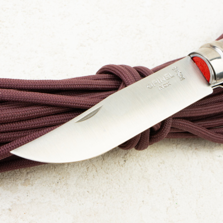 Нож Opinel №8 Trekking, 12C27, Wood Red, Кожаным Чехол, 1890 Нож Opinel №8 Trekking, 12C27, Wood Red, Кожаным Чехол, 1890