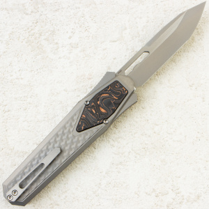 Нож Remette Swordfish Tanto, M390, Titanium Gray Handle, ZL101B4 Нож Remette Swordfish Tanto, M390, Titanium Gray Handle, ZL101B4