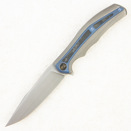 Нож WE Knife Zonda, CPM 20CV, Marble Carbon / Titanium Handle