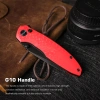 Нож Remette Cool Whale, Blackwashed 14C28N, G10 Orange Handle, RTCL-GN4