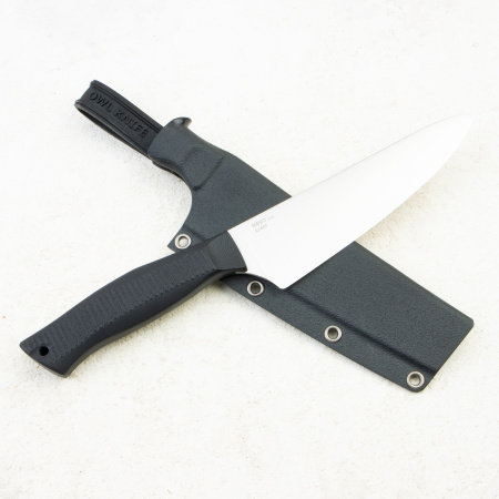 Нож OWL S160 F Мини-Шеф, N690 Cryo, G10 Black, Kydex Нож OWL S160 F Мини-Шеф, N690 Cryo, G10 Black, Kydex