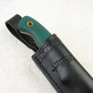 Нож Южный Крест Meat Master, CPR, Micarta Emerald, Насечка