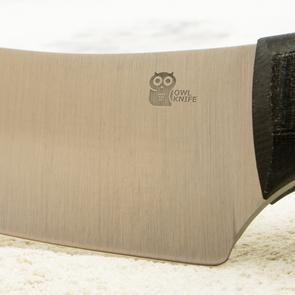 Нож OWL Canadian F, JM390 Cryo, Micarta Black, Kydex