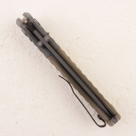 Нож Benchmade PSK, MagnaCut, Gray/OD Green G10 Handle, 593BK