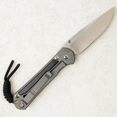 Нож Chris Reeve Small Sebenza 31 Inlay, Polished CPM MagnaCut, Titanium/Bog Oak, S31-1136 Нож Chris Reeve Small Sebenza 31 Inlay, Polished CPM MagnaCut, Titanium/Bog Oak, S31-1136