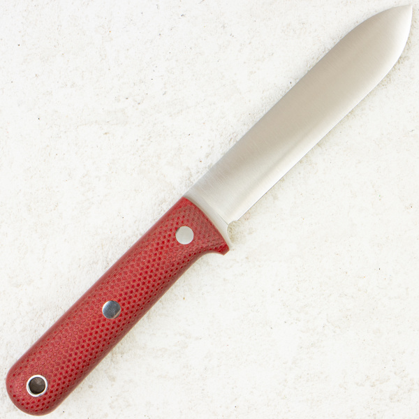 Нож Южный Крест Кефарт L, Elmax, Convex, Micarta Red, Насечка