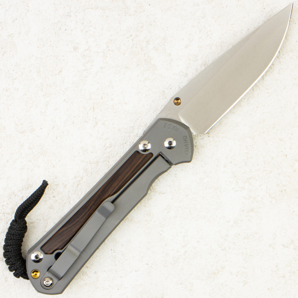 Нож Chris Reeve Large Sebenza 31 Inlay, CPM MagnaCut, Titanium/Macassar Ebony Handle, L31-1116