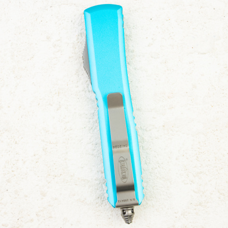 Нож Microtech Ultratech Tanto, Stonewash, M390, Aluminum Blue, 123-10 TQ