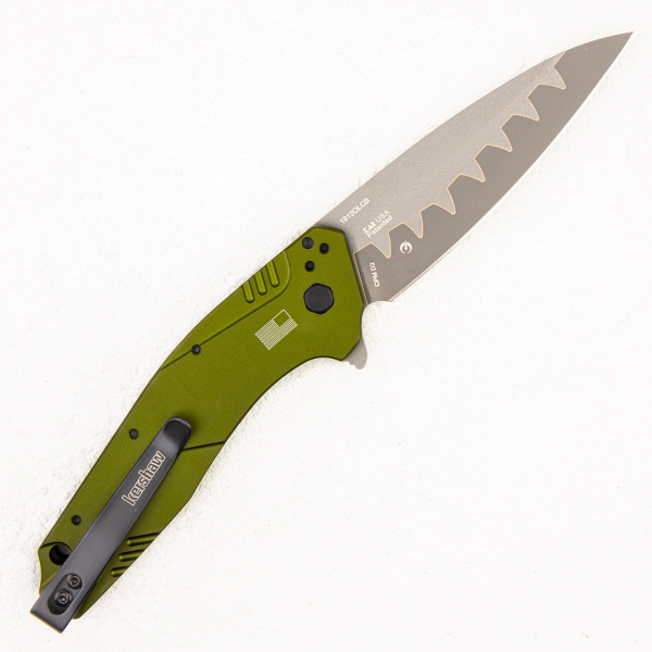 Нож Kershaw Dividend, N690/D2, Green