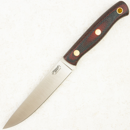 Нож Южный Крест Slender M, Elmax, Micarta Black/Red, Насечка