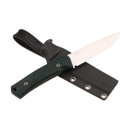 Нож OWL Barn S F, Elmax Cryo, Micarta Emerald Handle, Kydex