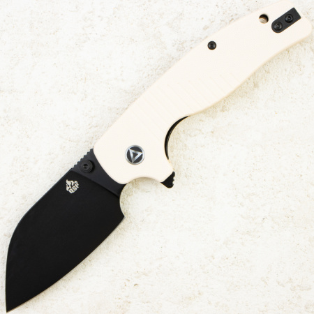 Нож QSP Chefmaster, Black 14C28N, G10 Ivori White, QS163-B2