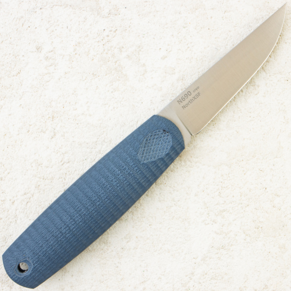 Нож OWL North XS F, N690 Cryo, G10 Navy Blue, Kydex, (Эксклюзивный цвет)