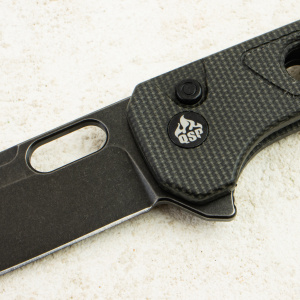 Нож QSP Unicorn, Black Stonewashed 14C28N, Micarta Dark Brown, QS156-A2 Нож QSP Unicorn, Black Stonewashed 14C28N, Micarta Dark Brown, QS156-A2
