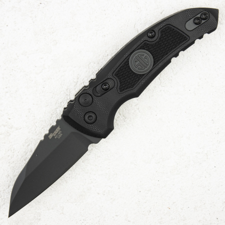 Нож Hogue SIG A01-MicroSwitch Tactical Auto, CPM 154, G10 Black