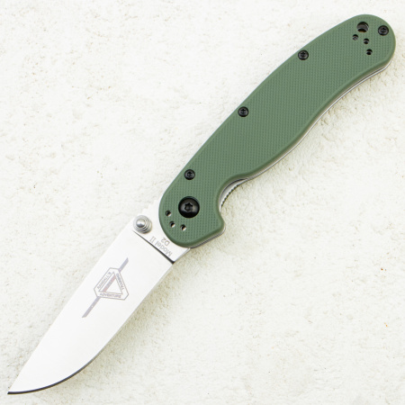 Нож Ontario Rat 2, D2 Tool Steel, Olive GRN Handle, 8828OD