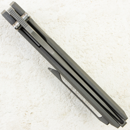 Нож WE Knife Quinseris, Satin M390, Titanium Gray with Aluminum Foil Carbon Inlay Handle, WE23093-3 Нож WE Knife Quinseris, Satin M390, Titanium Gray with Aluminum Foil Carbon Inlay Handle, WE23093-3
