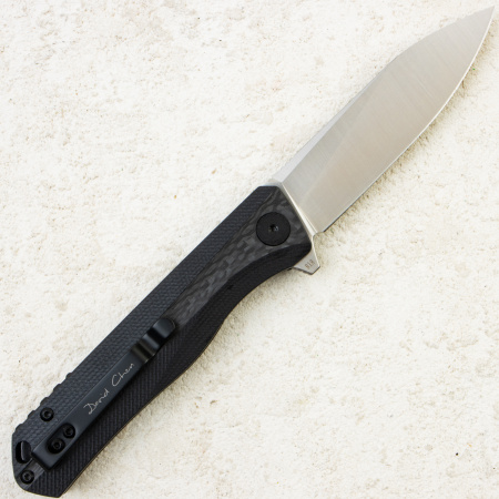 Нож Petrified Fish Forward, D2, Satin, Carbon Fiber/G10 Black Handle, PF818CDS Нож Petrified Fish Forward, D2, Satin, Carbon Fiber/G10 Black Handle, PF818CDS