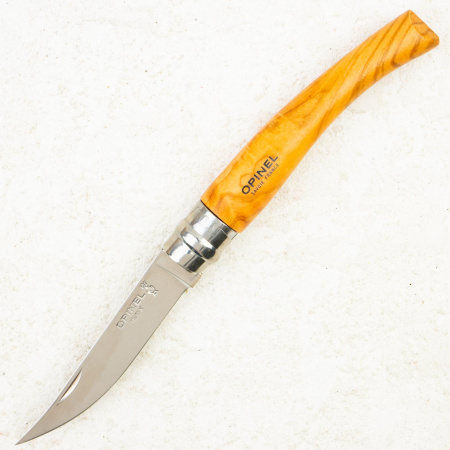 Нож филейный Opinel №8, 12C27, Olive Wood, 1144
