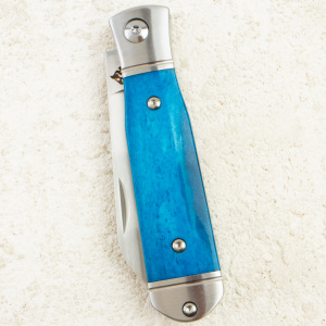 Нож QSP Jumping Jack, Satin, 14C28N, Bone Blue, QS167-B Нож QSP Jumping Jack, Satin, 14C28N, Bone Blue, QS167-B