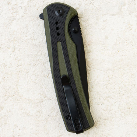 Нож SENCUT Regnator, Black, 9Cr18MoV, G10 Black/Green Handle, S24057-2 Нож SENCUT Regnator, Black, 9Cr18MoV, G10 Black/Green Handle, S24057-2