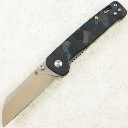 Нож QSP Penguin V2, D2, G10 Black/Blue, QS130-E1