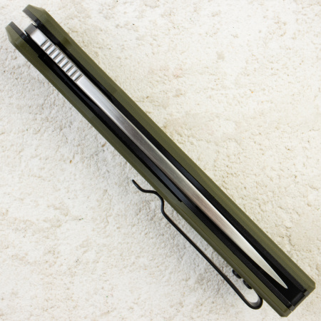 Нож Petrified Fish Loco, D2, Satin, G10 Green Handle, PFB02GRS Нож Petrified Fish Loco, D2, Satin, G10 Green Handle, PFB02GRS