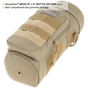 Подсумок MAXPEDITION Bottle Holder, 2L, Khaki, 0325K Подсумок MAXPEDITION Bottle Holder, 2L, Khaki, 0325K