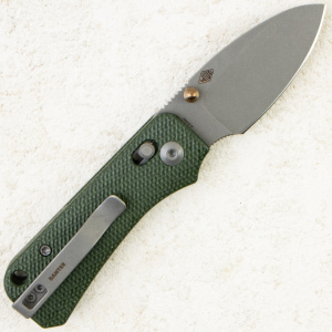 Нож CIVIVI Baby Banter 2, Gray Stonewashed Nitro-V, Micarta Green Handle, C23074-3 Нож CIVIVI Baby Banter 2, Gray Stonewashed Nitro-V, Micarta Green Handle, C23074-3
