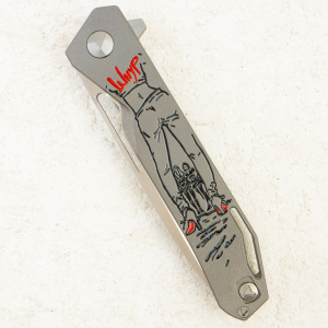 Mr.Blade Keeper Лабутены by Сергей Шнуров, M390, Titanium Mr.Blade Keeper Лабутены by Сергей Шнуров, M390, Titanium