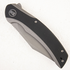 Нож WE Knife Snick, 20CV, Titanium Gray/G10 Black - складной туристические ножи из стали Нож WE Knife Snick, 20CV, Titanium Gray/G10 Black - складной туристические ножи из стали