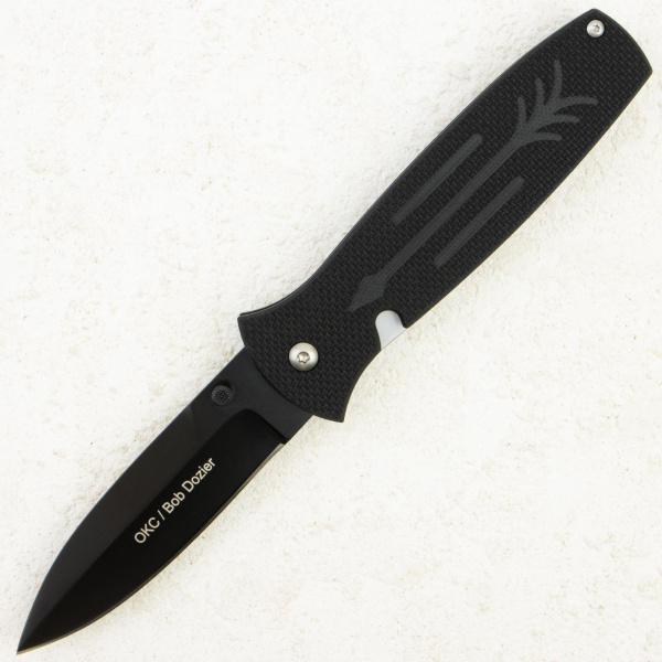 Нож Ontario OKC Dozier Arrow, D2 Black, G10 Black, 9101