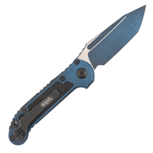 Нож Microtech L.U.D.T. Gen III, Weathered Blue Apocalyptic, M390, Aluminum Weathered Blue, 1136-1 WBL