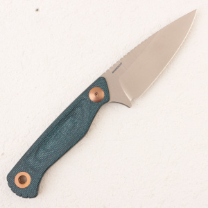 Нож Benchmade Dacian, MagnaCut, Blue Denim Micarta Handle, Brown Leather Sheath, 203-04