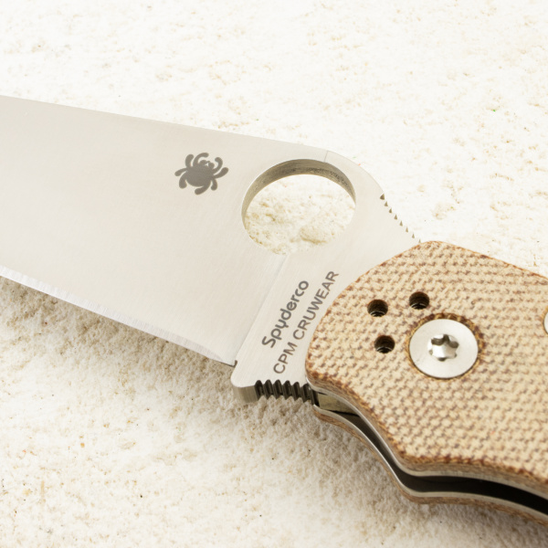 Нож Spyderco Military 2, CPM Cru-Wear, Canvas Micarta Brown, C36MPCW2