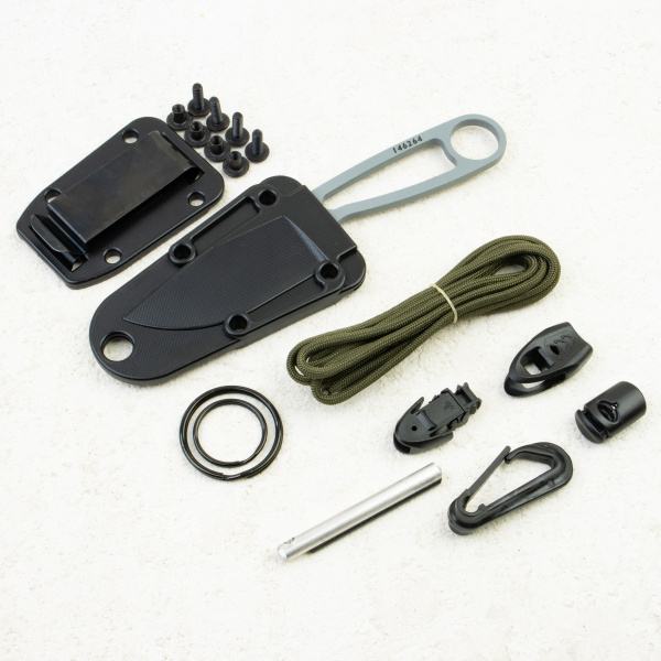 Нож ESEE Izula with Kit, 1095 Carbon, Gray