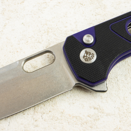 Нож QSP Unicorn, Stonewashed 14C28N, G10 Black/Purple, QS156-B1 Нож QSP Unicorn, Stonewashed 14C28N, G10 Black/Purple, QS156-B1