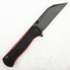 Нож QSP Swordfish Button Lock, 14C28N Black, G10 Black/Red Нож QSP Swordfish Button Lock, 14C28N Black, G10 Black/Red - купить в интернет-магазине Blademan