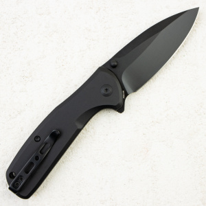 Нож SENCUT ArcBlast Flipper & Button Lock, 9Cr18MoV, Black Aluminum Handle, S22043B-1 Нож SENCUT ArcBlast Flipper & Button Lock, 9Cr18MoV, Black Aluminum Handle, S22043B-1