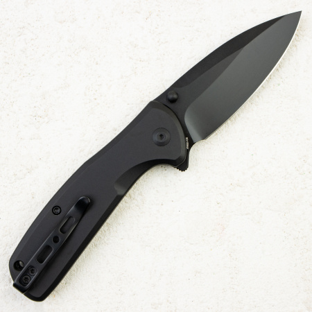 Нож SENCUT ArcBlast Flipper & Button Lock, 9Cr18MoV, Black Aluminum Handle, S22043B-1 Нож SENCUT ArcBlast Flipper & Button Lock, 9Cr18MoV, Black Aluminum Handle, S22043B-1