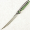 Нож CIVIVI Shawka, Satin, 14C28N, Aluminum Gray/Green Handle, Nylon Sheath, C22029B-3