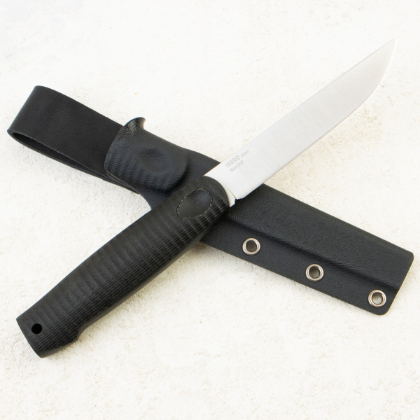 Нож OWL North F, N690 Cryo, Micarta Black, Kydex