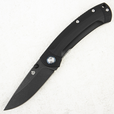 Нож QSP CopperHead, 14C28N blackstonewash, G10 Black/Blue