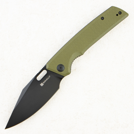 Нож SENCUT GlideStrike Thumb Hole Knife OD Green Coarse G10, S23018-3