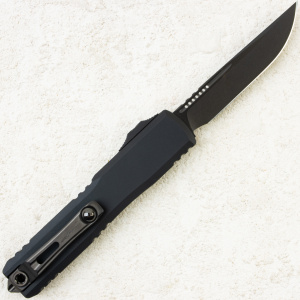 Нож Microtech Ultratech ZBP Gen III Shadow, Black, M390, Aluminum Black, 1123-1 DLCTSH, (Signature Series)