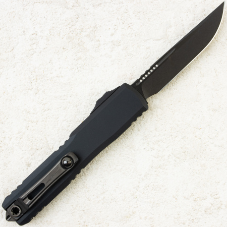 Нож Microtech Ultratech ZBP Gen III Shadow, Black, M390, Aluminum Black, 1123-1 DLCTSH, (Signature Series)