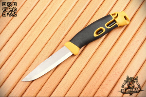Нож Morakniv Companion Spark Yellow, нержавеющая сталь - купить в интернет-магазине Blademan