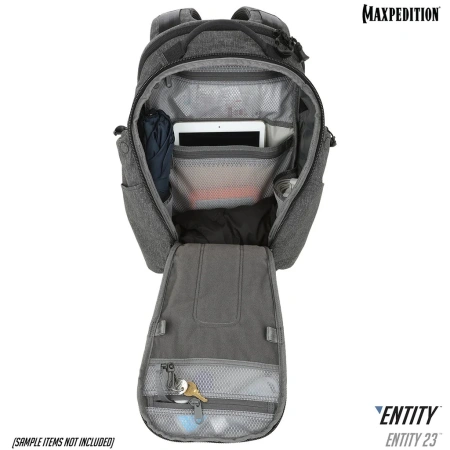 Многофункциональный рюкзак MAXPEDITION Entity 23 CCW-Enabled Laptop Backpack 23L,Gray, NTTPK23CH Многофункциональный рюкзак MAXPEDITION Entity 23 CCW-Enabled Laptop Backpack 23L,Gray, NTTPK23CH